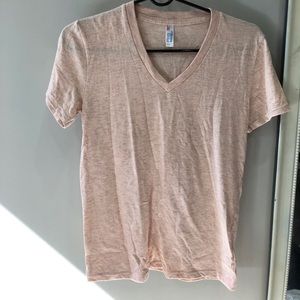American Apparel 50/25/25 •Track T-shirt• pink